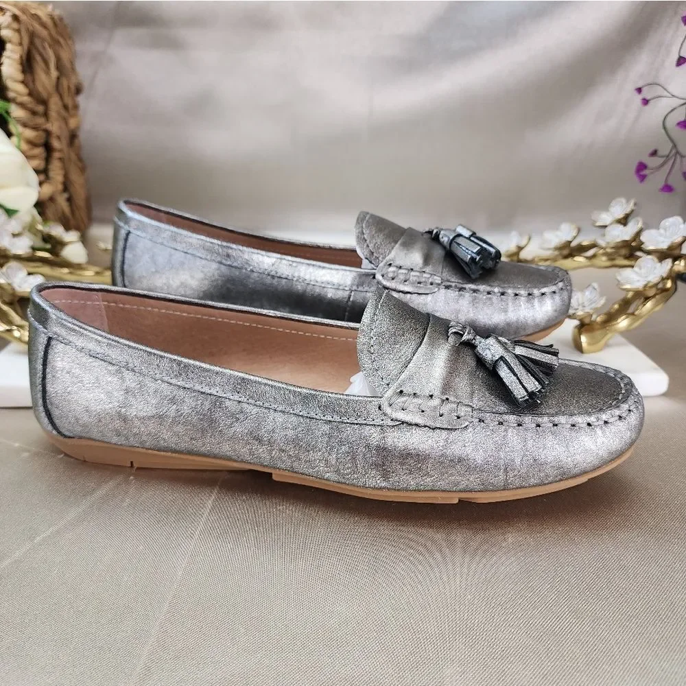 JOSEF SEIBEL Elina Leather Tassel Loafers Stunning Colorway